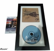SHINEDOWN SIGNED US AND THEM w/ JSA cd autograph Brent Smith Zach Myers framed 2