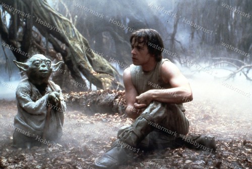 STAR WARS Luke Skywalker Yoda The Empire Strikes Back Original Press 35mm Slide - Picture 2 of 3