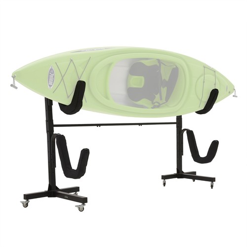 Elevate Outdoor Kayak & SUP Storage Rack with Locking Casters