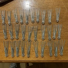 Vintage Drapery ~3" Four Prong Hooks for Pinch Pleat Drapes, Curtains 30 Hooks