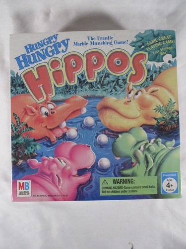 Vintage - Original - 2005 Hungry Hungry Hippos - Hasbro - NEW