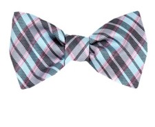 Men's 100 Silk Designer Self Tie Woven Bowtie- NWT