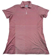 Oobe Hydro Chill Short Sleeve Polo Shirt Women’s Medium Red White