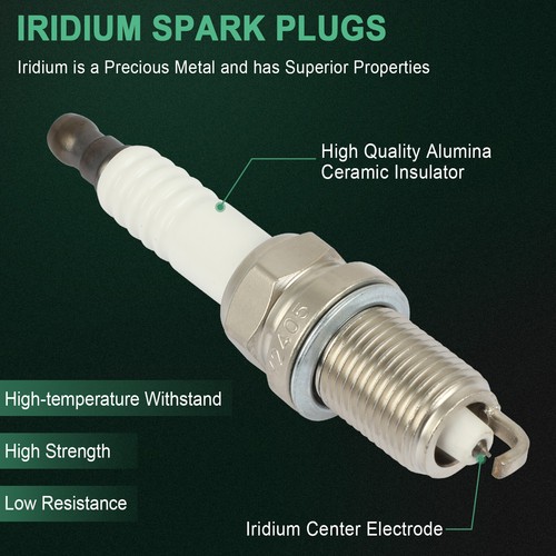 4x Iridium & Platinum Spark Plugs For 1999-2001 Honda CR-V L4 2.0L - Picture 7 of 8