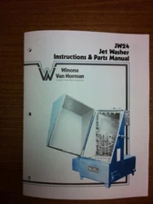 Winona Van Norman Model JW54 Jet Washer Manual