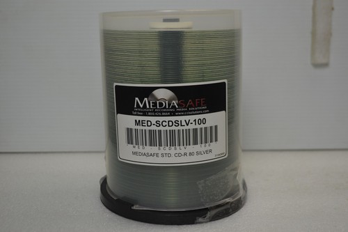 Media Safe 100 Cd-R 80 MED-SCDSLV-100 New PK of 100 - 第 1/2 張圖片