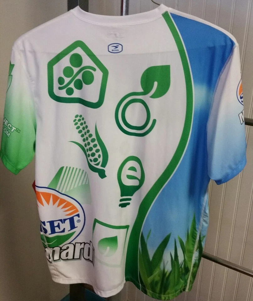 The Green Grass Project Sugoi Sunset Mastronardi Marathon Running Shirt NWT XL - Image 4 of 4