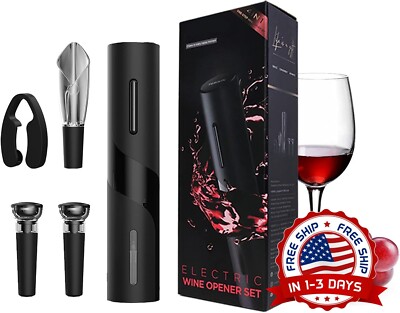 Juego de abridor de vino eléctrico Abridores de botellas de vino automáticos NEW