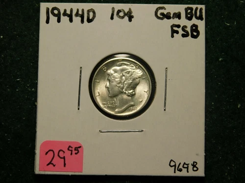 1944    D    Mercury Dime