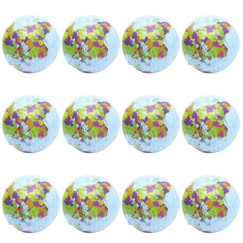 12 Pcs Inflatable Globe Beach Ball Banquet for Outdoors Balls Pool - Zdjęcie 7 z 12