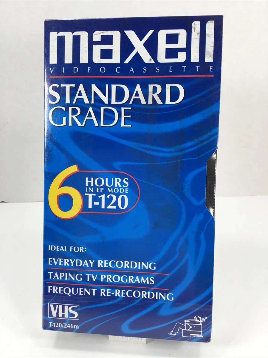 VINTAGE MAXELL VHS Video Cassette Adapter for VHS-C Videotape As Is