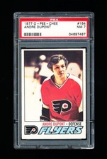 1977 OPC HOCKEY 164 ANDRE DUPONT PSA 7 NEAR MINT FLYERS