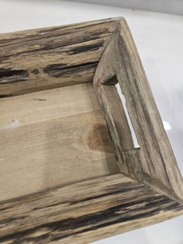 Creative Co-op Wood Tray Rectangular - distressed - Picture 8 of 12