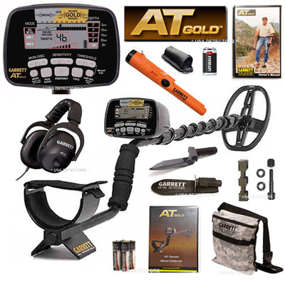  NEW Garrett AT GOLD Metal Detector PREMIUM BUNDLE With PRO-POINTER AT & MORE !