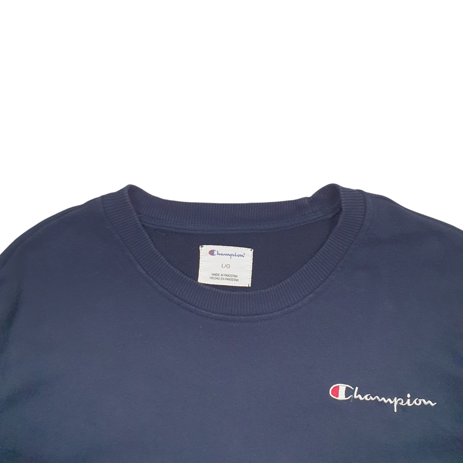 CHAMPION Crewneck Spellout Jumper Sweatshirt Mens L image 2