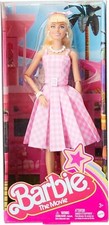 Barbie The Movie Pink Gingham Dress Doll with Daisy Chain Necklace