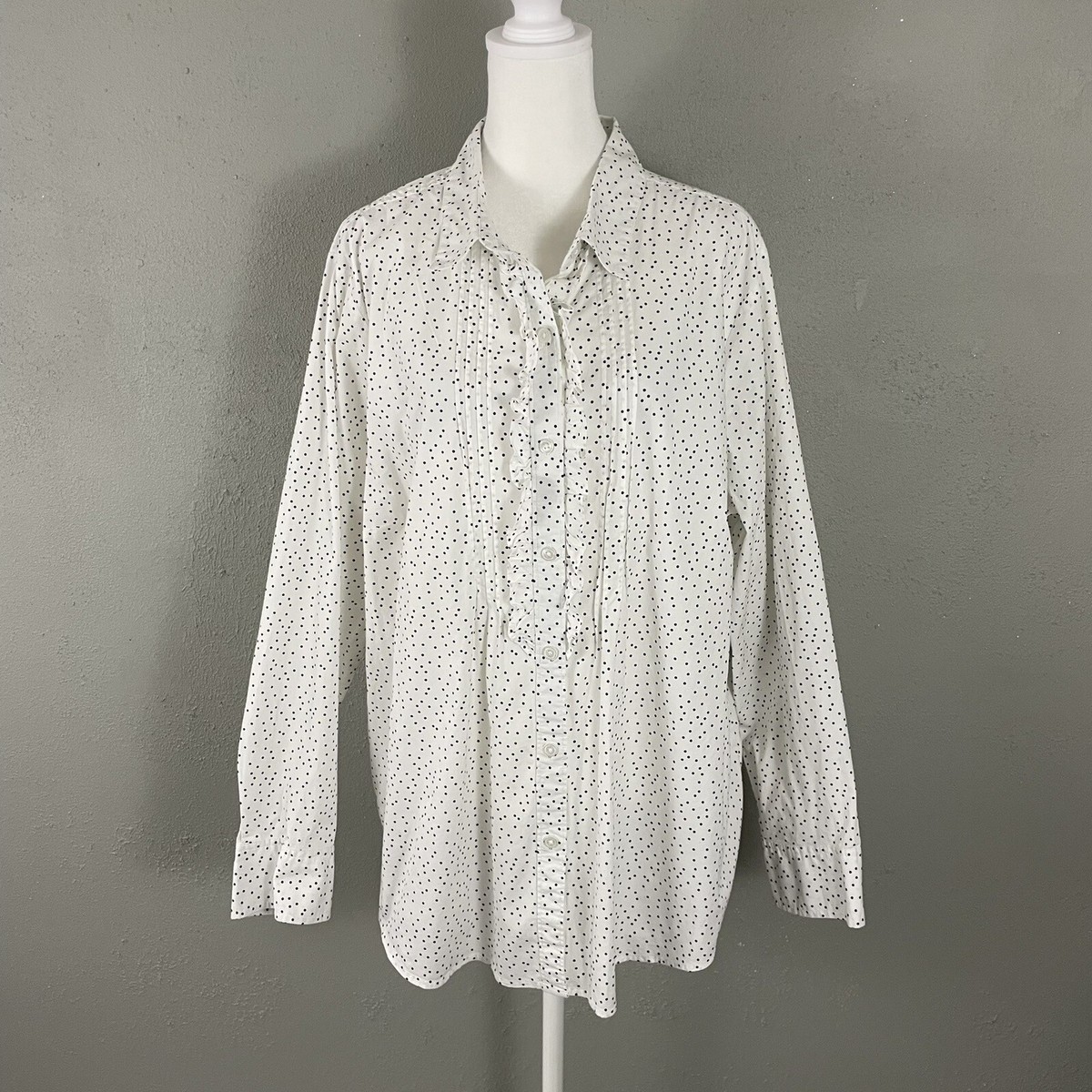 トップス roku DOT BUTTON SLEEVE PULLOVER 6(ROKU)＞レッドステッチ ネイビートップス