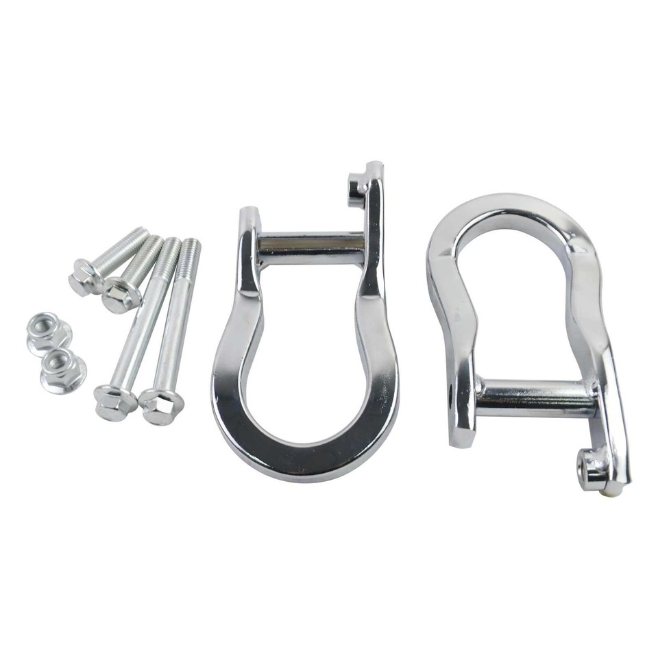 84072462 - Front Recovery Tow Hooks In Chrome 2001-2019 GM - Foto 9