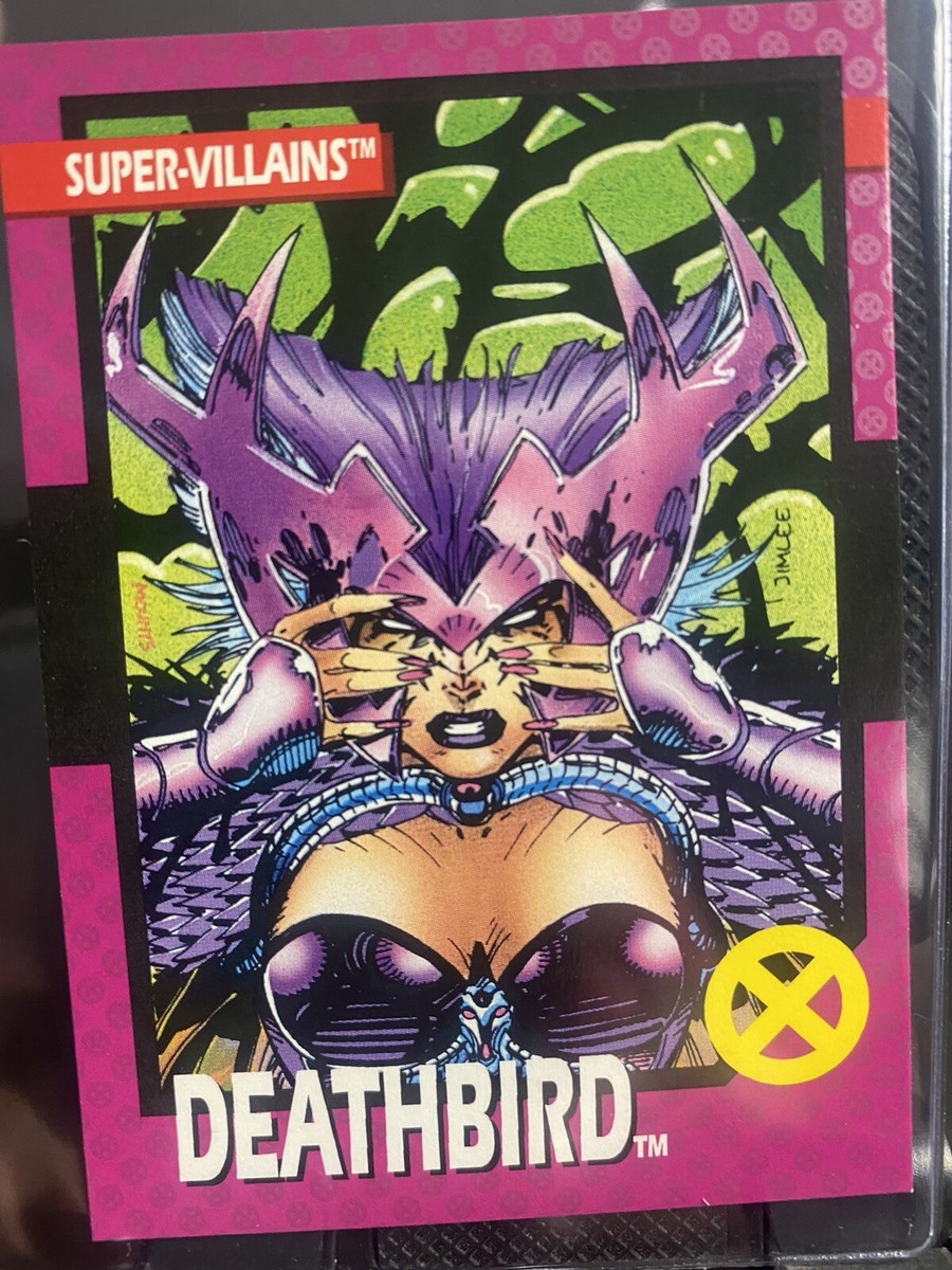 DEATHBIRD 1992 X-Men Impel Marvel Super-Villains #69 | eBay