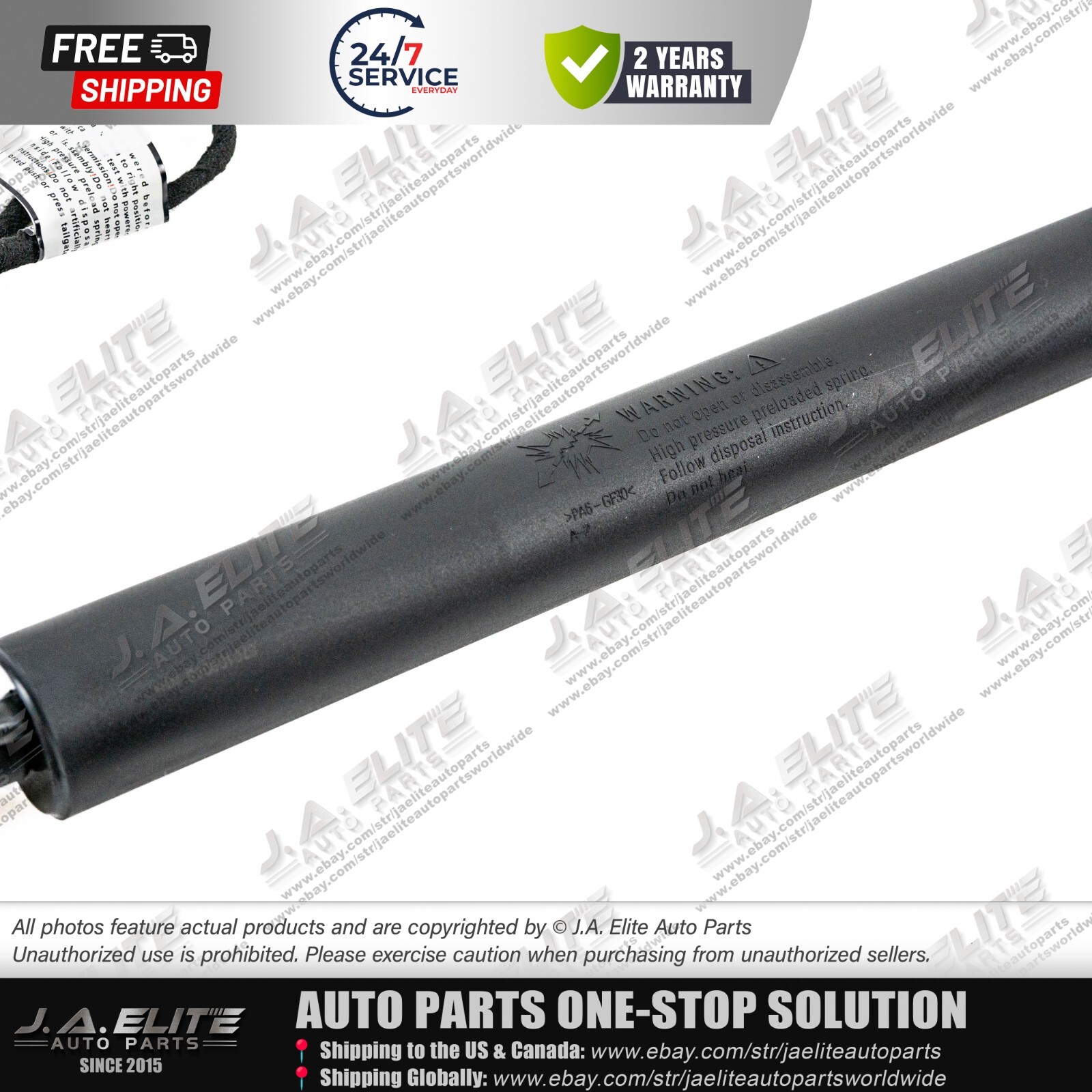 Tailgate Trunk Gas Spring Strut Part for Maserati Levante 670109048 670109047