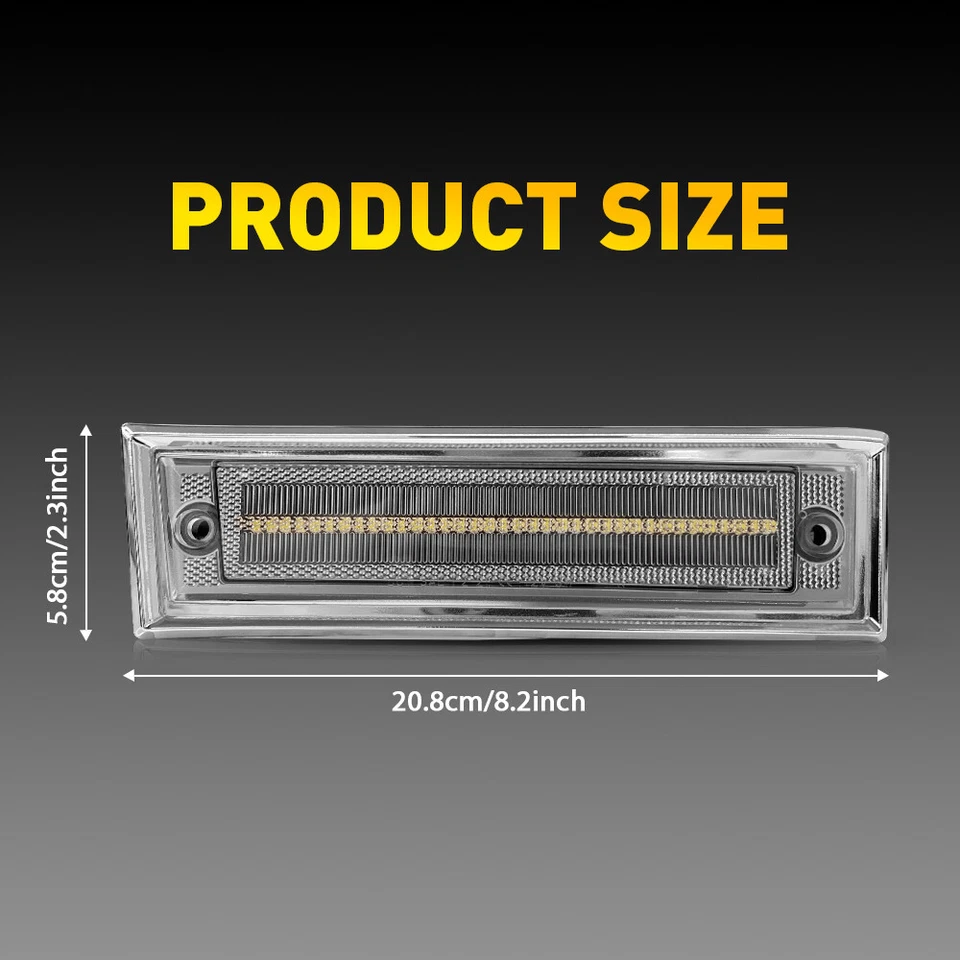 2X Luces LED delanteras blancas laterales para Chevrolet K5 Blazer 1981 1982 1983-91 Foto 3 de 4