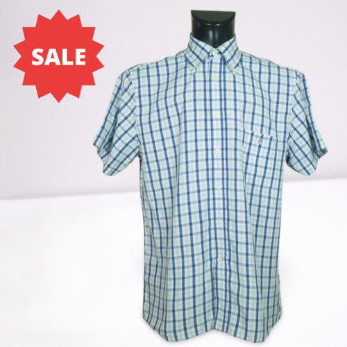 Chemise GANT Homme Manches Longues – Rouge, Coton, Taille M (étiquette L) – Occasion