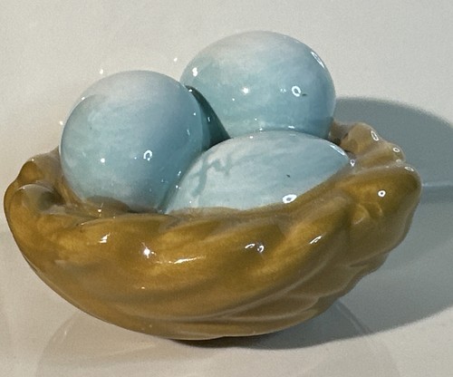 Nora Fleming Mini Teller Charm ~ A39 ROBIN'S BLUE EGGS IN NEST - Bild 3 von 9