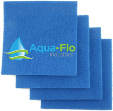12"X 12"X 1" Rigid Pond Filter Media, 4 Pads 4 Square Feet 
