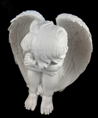 Cherub Angel Graveside Memorial Garden Sentimental Ornament Loved Mum Dad Baby - Picture 3 of 22