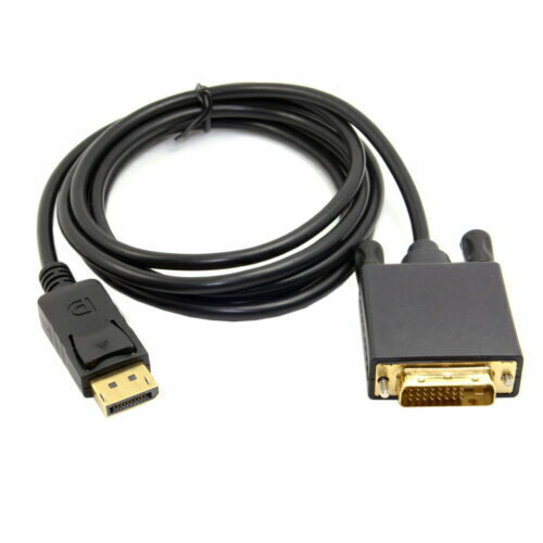 Cavo video maschio da DVI 24+1 a DisplayPort DP 6 piedi per monitor DVI cavo da DP a DVI - Foto 1 di 7