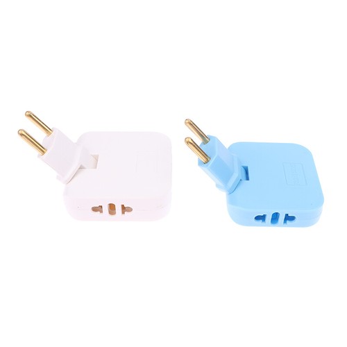 EU Plug 180 Degree Rotary Adapter 3 In 1 Electrical Plug Power Converter - Afbeelding 9 van 19
