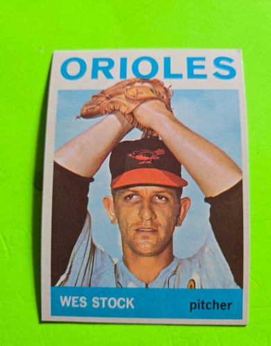 Lot of 9 1964 Topps BALTIMORE ORIOLES  vintage baseball  DAVE McNALLY, WES STOCK - Picture 4 of 4