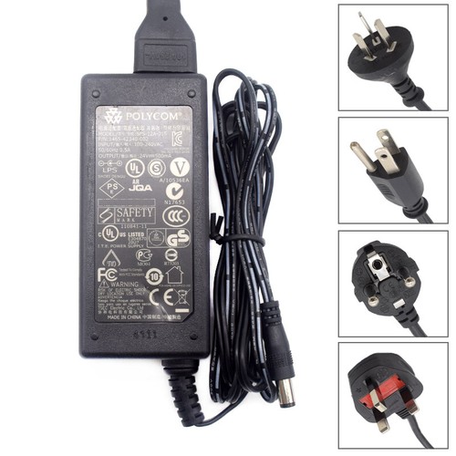 Polycom AC Adapter Power Supply for Polycom 320 335 430 450 550 600 24V  - Picture 1 of 7