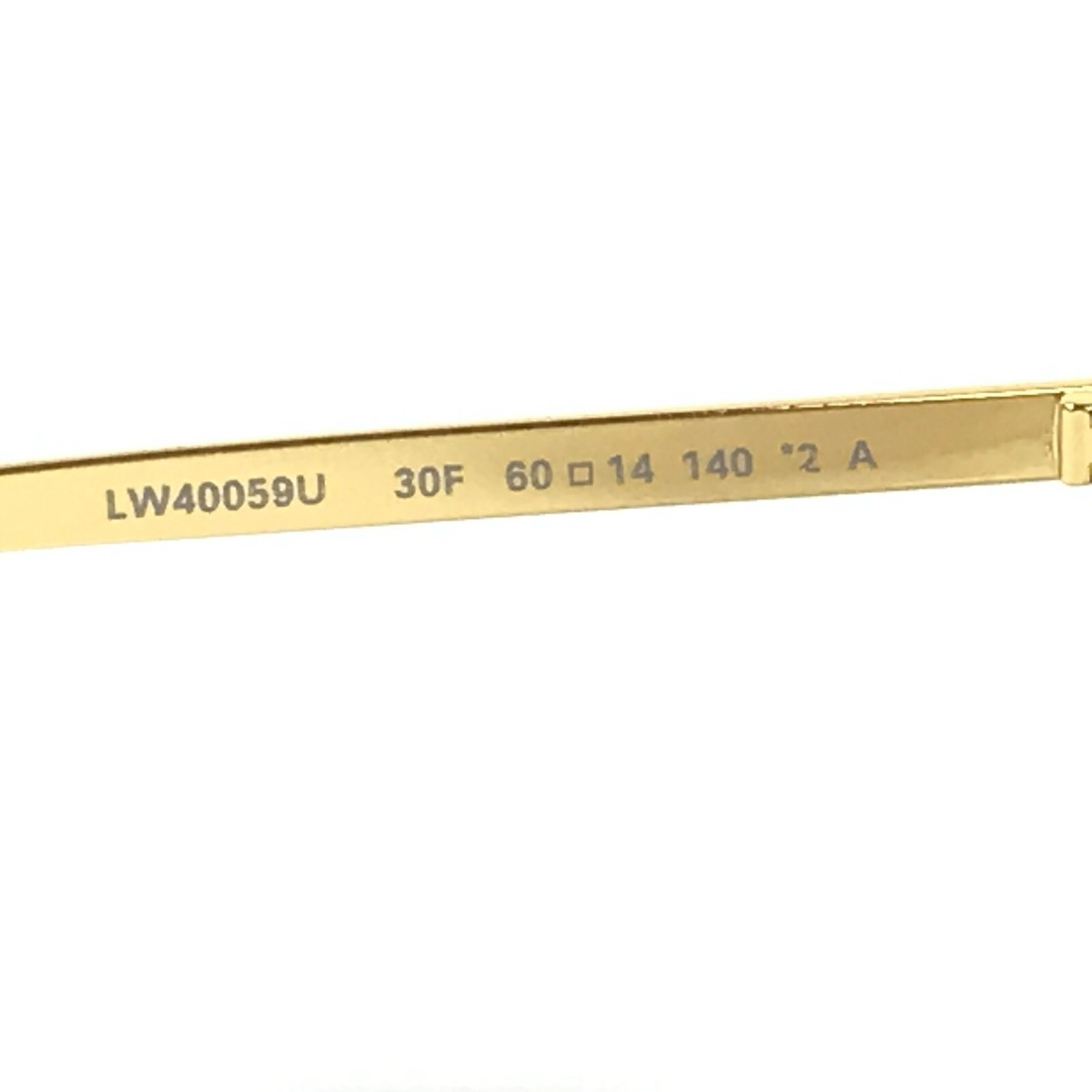 LOEWE サングラス LW40059U ブラウンレンズ Loewe Sunglasses LW40059U 30F Brown Gold Cat Eye Frames w