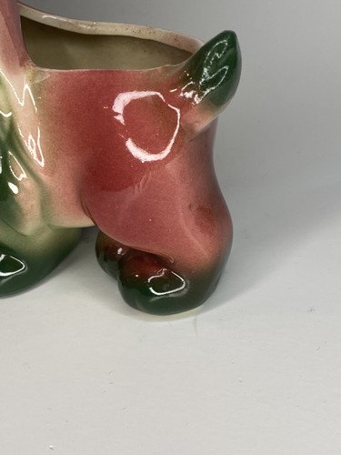 Hull Pottery Dog Pink Puppy Planter Big Sad Eyes Cocker Spaniel 1950s Vintage - Picture 8 of 23