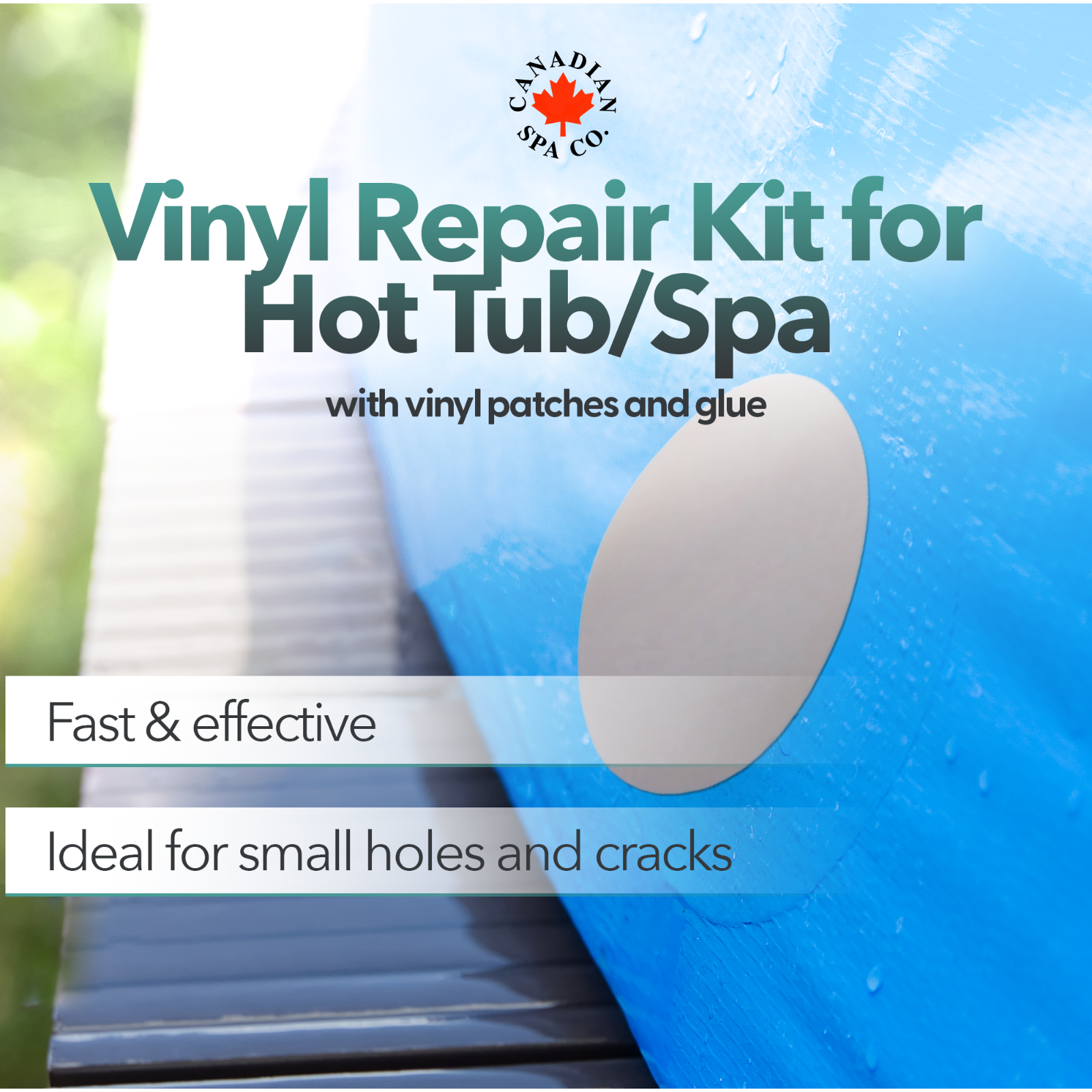Canadian Spa Company Swimming Pool and Spa & Hot Tub Vinyl Repair Kit