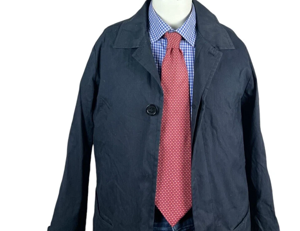 Chaqueta Abrigo Andrew Marc Negro Botón Plumón Extraíble Acolchado Línea Para Hombre S. Foto 2 de 4