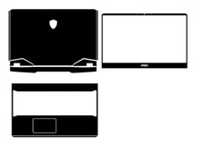 Carbon fiber Vinyl Laptop Sticker Skin Decals Guard Cover for MSI GE76 17.3-inch