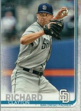 #92 Clayton Richard San Diego Padres 2019 Topps Series 1 Baseball Card