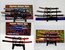 Dekoration, Asiatischer 2 er und 3 er Brieföffner mit Ständer Neu 1 Set für Büro