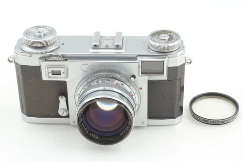 Color Dial 【Exc+5】 Zeiss Ikon Contax IIa Camera Sonnar 50mm f1.5 Lens from JAPAN