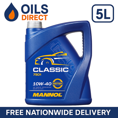 5 Liter Motoröl API SN 7L MANNOL SAE 10W-40 CLASSIC MOTORÖL ÖL Passend Für API SN CH-4 MA2 MB 229.1 Freigegeben