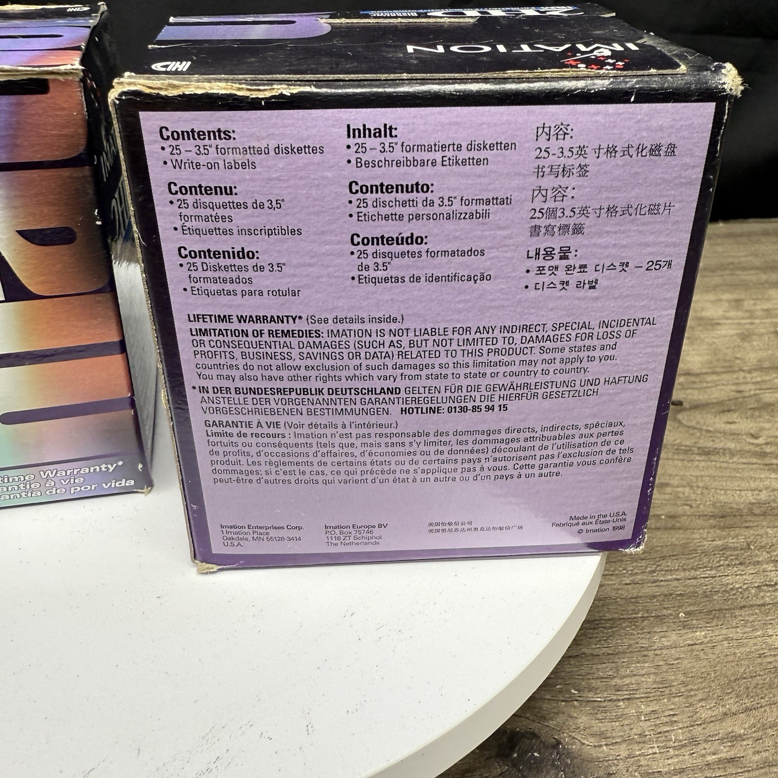 Lot of 2 Boxes 50 Disks 3.5" 3M IMATION 3.5" 1.44MB FLOPPY DISCS New & Sealed