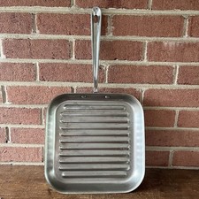 All-Clad Stainless Steel 11  Square Grill Pan