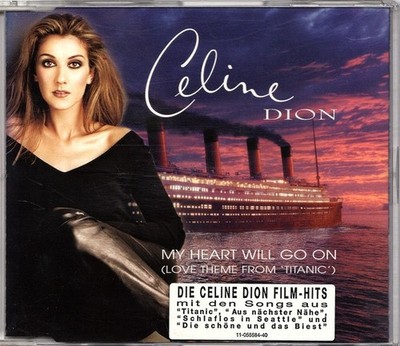 Original CD - Celine Dion - MY HEART WILL GO ON ( LOVE THEME FROM '' TITANIC '' )