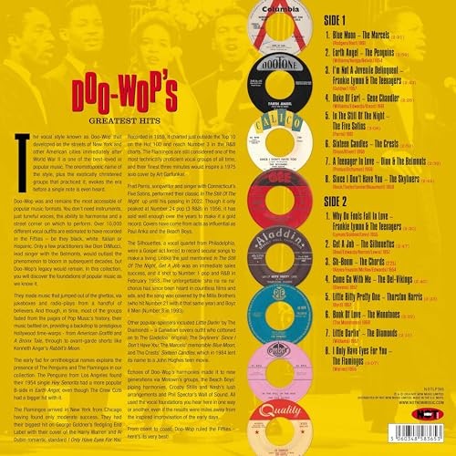 Various Artists Doo-Wop's Greatest Hits - Image 2