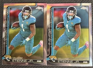 2025 NFL Topps Chrome - Travis Etienne Jr RB JAX Jaguars 2pk 💎🔥