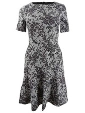 Lauren Ralph Lauren Women's Floral-Print Fit & Flare Dress