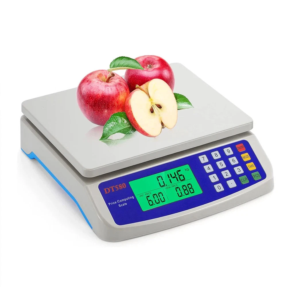 30KG /1G Electronic Scale High-Precision LCD Scale Weighing Platform Scale
