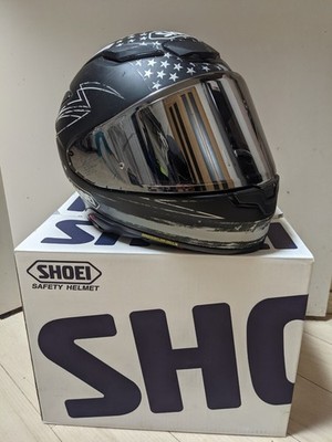 Shoei Z-8 Dedicated 2M Mirror Shield Full Face Helmet Used, No major damage